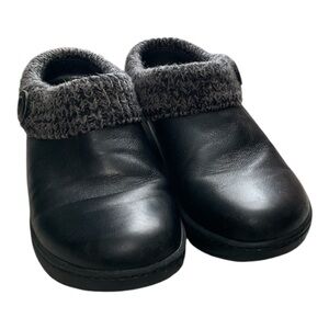 Dansko Kenzie Leather Sweater Clog Size 38 (7.5-8)